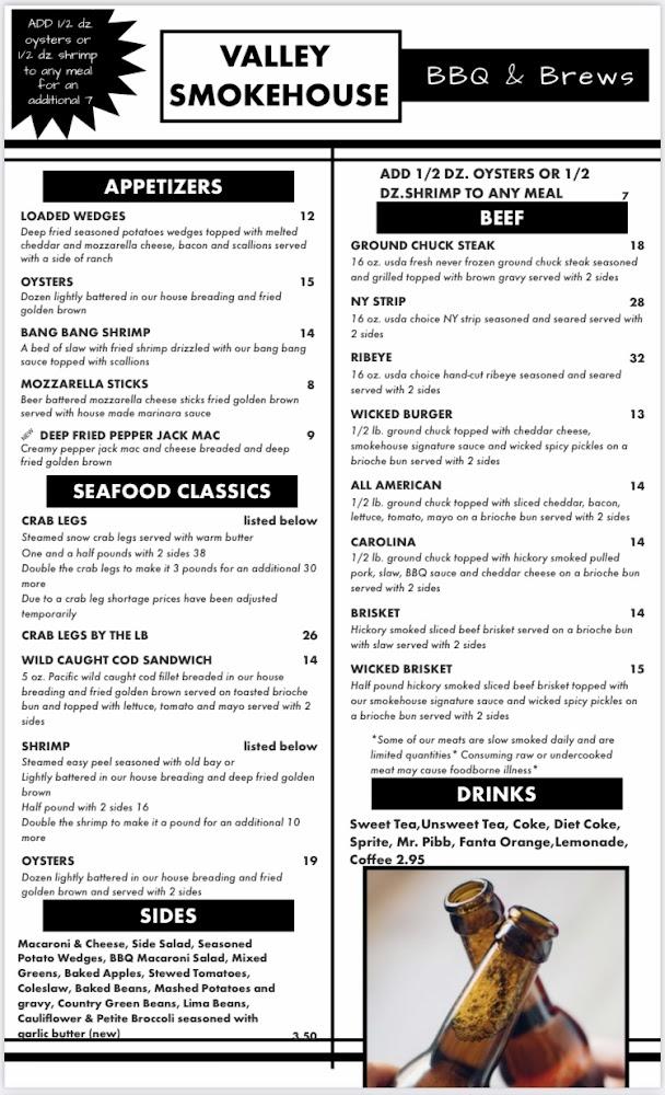 Valley Smokehouse Menu image 4